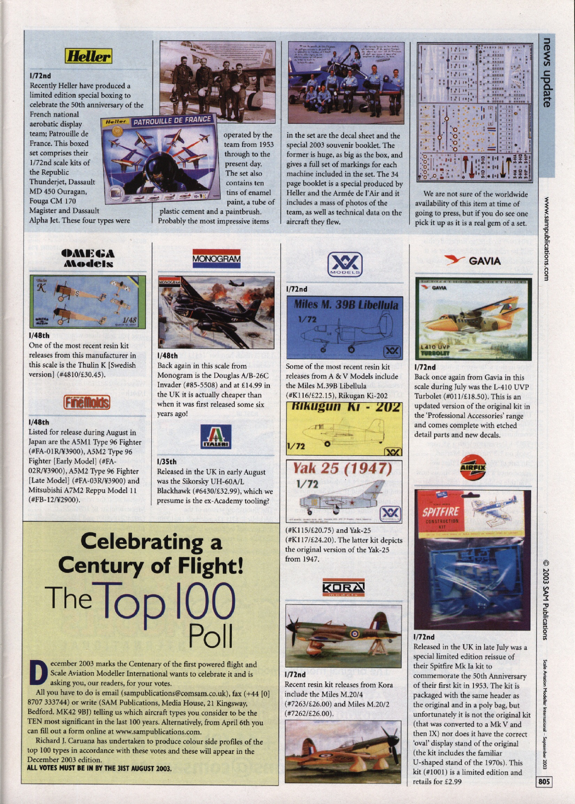 Scale Aviation Modeller International 2003-09